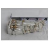 Vintage Japan Ceramic Windmill Figurines and Pitcher Set