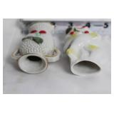 Set of 7 Vintage Porcelain Vases and Shoe Planters