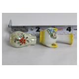 Set of 7 Vintage Porcelain Vases and Shoe Planters