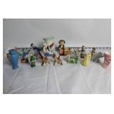 Collection of Vintage Ceramic Miniatures and Figurines