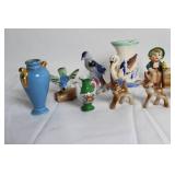 Collection of Vintage Ceramic Miniatures and Figurines