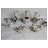 Collection of 8 Vintage Japanese Porcelain Miniatures