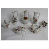 Collection of 8 Vintage Japanese Porcelain Miniatures