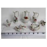 Collection of 8 Vintage Japanese Porcelain Miniatures