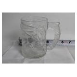 Set of Vintage Glassware and Pfaltzgraff Heart Bowl