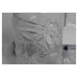 Set of Vintage Glassware and Pfaltzgraff Heart Bowl