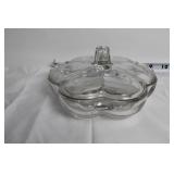 Set of Elegant Glassware: Green Centerpiece Bowl, Blue Compote, and Vase