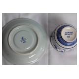 Vintage Tea Set with Hand Painted Cups and Floral Creamer & Sugar Set