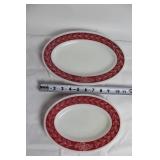 Collection of 5 Decorative Milk Glass and Pyrex Dishes