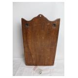 Vintage Wooden Wall-Mounted Spice Rack with Drawer