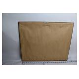 Framed Winter Landscape Painting with Wooden Frame