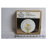 Fanci Florals Collection Plate Set of 6 - Marsh Marigold Design