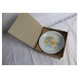 Fanci Florals Collection Plate Set of 6 - Marsh Marigold Design