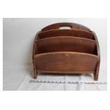 Wooden Desktop Organizer with Multiple Compartments