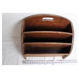 Wooden Desktop Organizer with Multiple Compartments