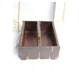 Set of 3 Vintage Wooden Drawer Inserts with Painted Design