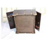 Set of 3 Vintage Wooden Drawer Inserts with Painted Design