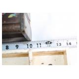 Set of 3 Vintage Wooden Drawer Inserts with Painted Design