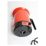 Vintage Instant Hot Pot with Red Exterior and Black Lid