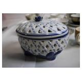 Collection of 20 Vintage Porcelain Tea and Coffee Cups with Floral Designs