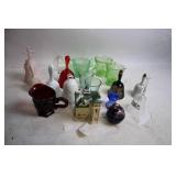 Assorted Decorative Bells and Glassware Collection
