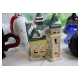 Assorted Decorative Bells and Glassware Collection