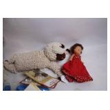 Vintage Lot of Dolls, Blocks, and Play Accessories