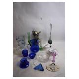 Collection of 14 Vintage Glass and Metal Decorative Pieces