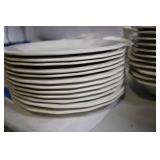 White Porcelain Dinnerware Set - 72 Pieces Including Cups, Saucers, and Serving Pieces