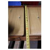 Vintage Cedar Hope Chest with Cushioned Top and Maritime Detailing