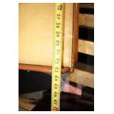 Vintage Cedar Hope Chest with Cushioned Top and Maritime Detailing