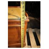 Vintage Cedar Hope Chest with Cushioned Top and Maritime Detailing