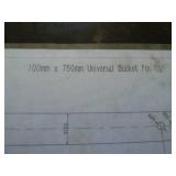 Landherd Excavator Pins 100 x 750mm