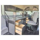 Mobile Office Equipment and Desk for work Vans/Box Trucks