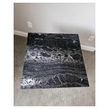 Updated Duncan Phyfe Side Table with Nero Portoro Marble Top