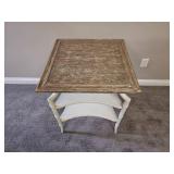 Saybrook Lamp table with Rattan Bamboo Styling