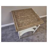 Saybrook Lamp table with Rattan Bamboo Styling