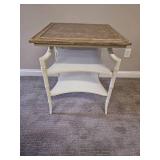 Saybrook Lamp table with Rattan Bamboo Styling