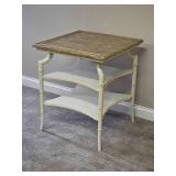 Saybrook Lamp table with Rattan Bamboo Styling