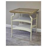 Saybrook Lamp table with Rattan Bamboo Styling