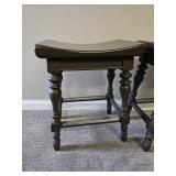 Grey Saddle Stools Set of Three