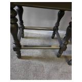 Grey Saddle Stools Set of Three