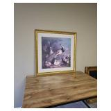 "Peacock, Peahen & Poultry" Framed Print by Tobias Stranover