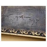 Antique Nude Back Profile of a Women Oil Painting Signed by Artist (East European origin) Note: Waffling of Board