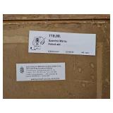 Antique Nude Back Profile of a Women Oil Painting Signed by Artist (East European origin) Note: Waffling of Board