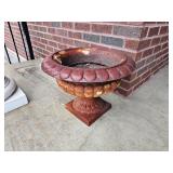 14 inch Cast Iron Footed Urn Planter