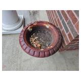 14 inch Cast Iron Footed Urn Planter