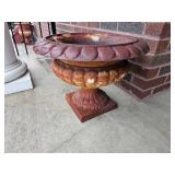 14 inch Cast Iron Footed Urn Planter