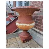 26 inch Cast iron Footed Urn Planter