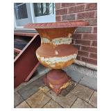 26 inch Cast iron Footed Urn Planter